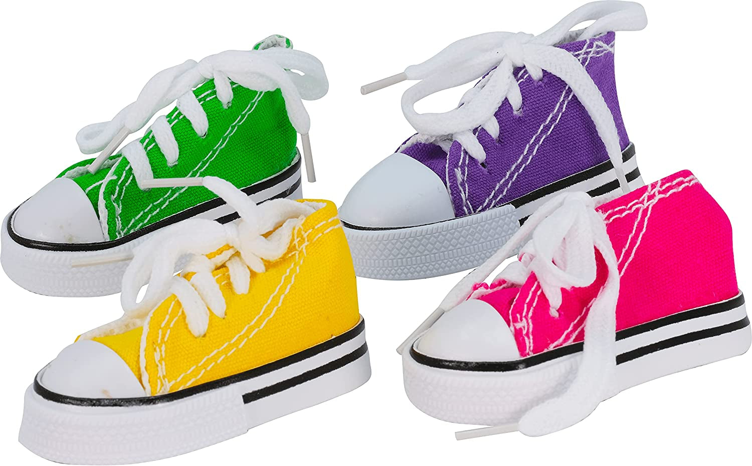 6 Mini Sneakers Colorful Cotton Shredding Parrot Parrotlet Budgie Finch Cockatoo