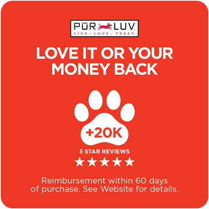 Pur Luv Chicken Wrapped Sweet Potato Dog Treats, Rawhide Free Jerky Wraps, Made with Real Chicken, 16 Oz, Healthy, Easily Digestible, Long Lasting, High Protein Treat, Satisfies Dog's Urge to Chew