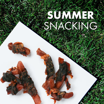 Pur Luv Chicken Wrapped Sweet Potato Dog Treats, Rawhide Free Jerky Wraps, Made with Real Chicken, 16 Oz, Healthy, Easily Digestible, Long Lasting, High Protein Treat, Satisfies Dog's Urge to Chew